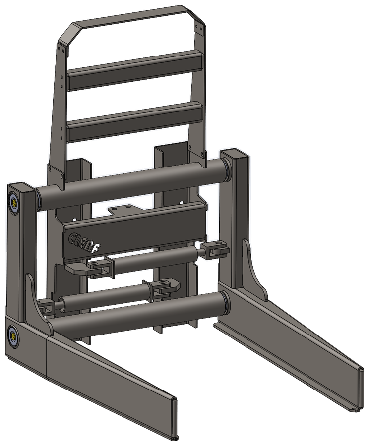 Clerf EC150 Mini Clamp fitted with the optional backrack